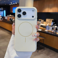 Large Hole Fine Circle Silicone Magnetic Phone Case