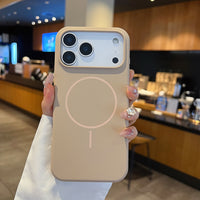 Large Hole Fine Circle Silicone Magnetic Phone Case