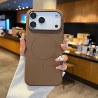 Large Hole Fine Circle Silicone Magnetic Phone Case