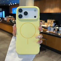 Large Hole Fine Circle Silicone Magnetic Phone Case