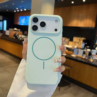 Large Hole Fine Circle Silicone Magnetic Phone Case