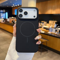 Large Hole Fine Circle Silicone Magnetic Phone Case